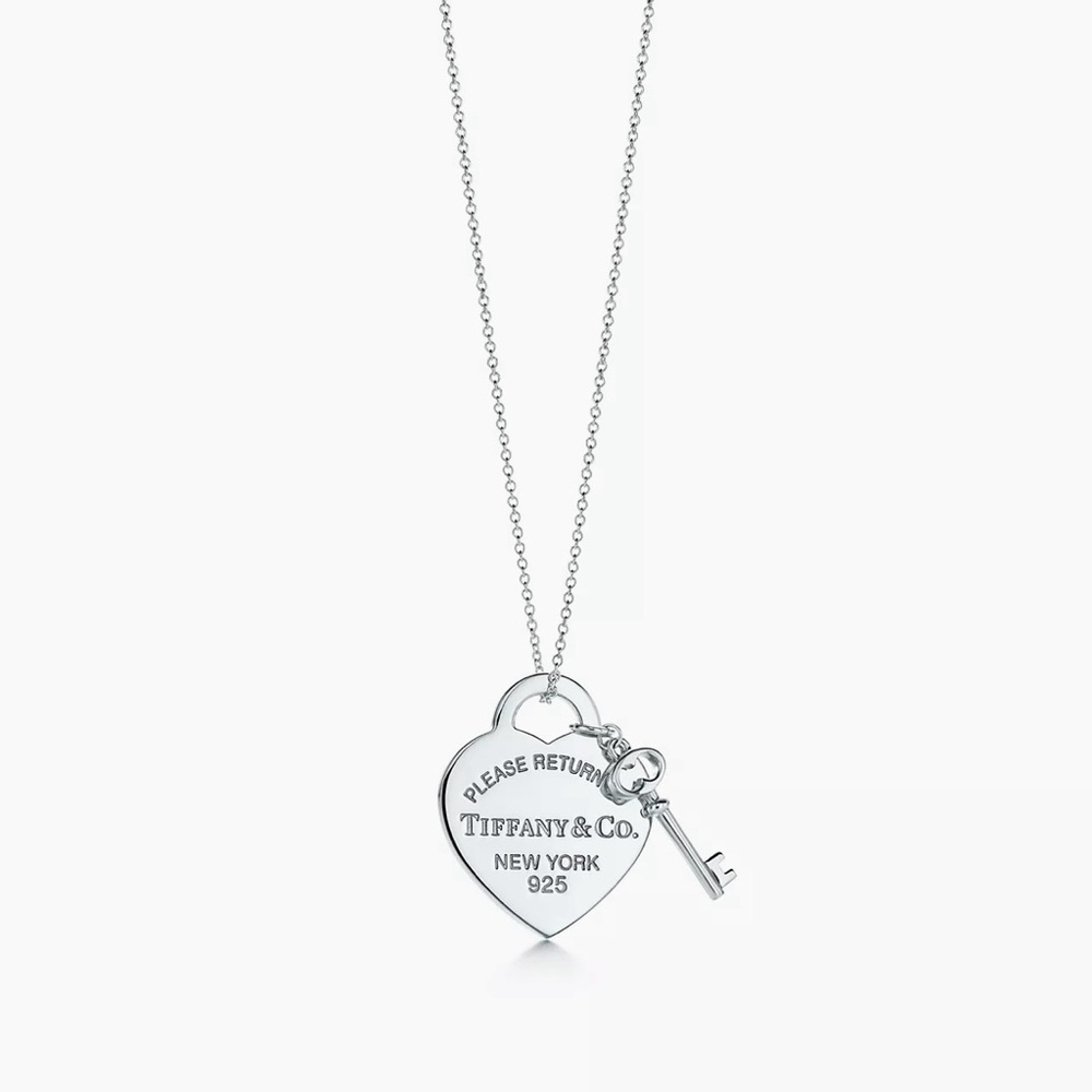 Tiffany & Co Heart Tag Key Pendant